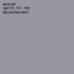 #97979F - Mountain Mist Color Image
